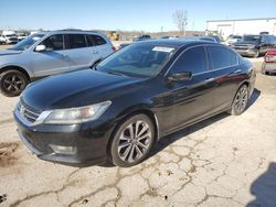 Salvage cars for sale at Kansas City, KS auction: 2015 Honda Accord Sport