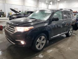 2013 Toyota Highlander Limited en venta en Wayland, MI