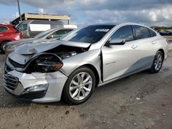 Salvage cars for sale at West Palm Beach, FL auction: 2019 Chevrolet Malibu LT