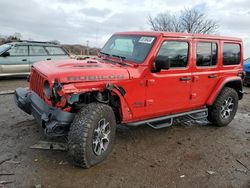 Jeep Wrangler Unlimited Rubicon salvage cars for sale: 2021 Jeep Wrangler Unlimited Rubicon