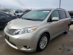 Toyota Sienna xle salvage cars for sale: 2015 Toyota Sienna XLE