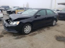 Salvage cars for sale at Hayward, CA auction: 2015 Volkswagen Jetta Base