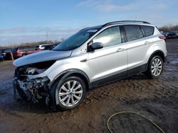 Salvage cars for sale at Chicago Heights, IL auction: 2019 Ford Escape SEL