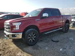 Salvage trucks for sale at Magna, UT auction: 2015 Ford F150 Supercrew