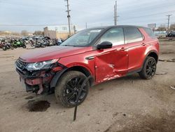 Salvage cars for sale from Copart Colorado Springs, CO: 2016 Land Rover Discovery Sport HSE Luxury