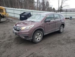 Salvage cars for sale at Center Rutland, VT auction: 2015 Honda CR-V LX