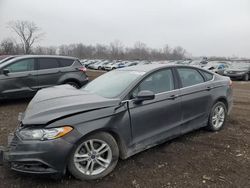 Ford salvage cars for sale: 2018 Ford Fusion SE