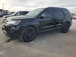 Ford Explorer xlt salvage cars for sale: 2018 Ford Explorer XLT