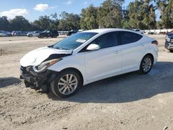 Salvage cars for sale at Ocala, FL auction: 2016 Hyundai Elantra SE