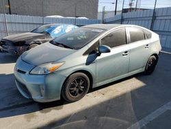 Salvage cars for sale at Sun Valley, CA auction: 2014 Toyota Prius