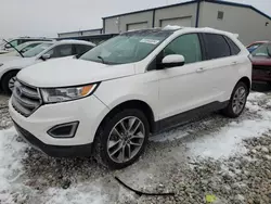 2017 Ford Edge Titanium en venta en Wayland, MI