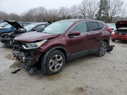 Salvage cars for sale at North Billerica, MA auction: 2018 Honda CR-V EX