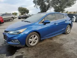 Salvage cars for sale at Orlando, FL auction: 2017 Chevrolet Cruze LT