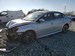 Salvage cars for sale at Mebane, NC auction: 2017 Nissan Sentra SR Turbo