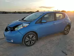 Vehiculos salvage en venta de Copart San Antonio, TX: 2014 Nissan Leaf S