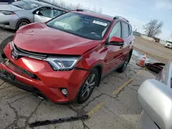 Salvage cars for sale at Pekin, IL auction: 2016 Toyota Rav4 XLE