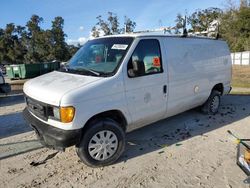 Salvage cars for sale from Copart Ocala, FL: 2003 Ford Econoline E250 Van