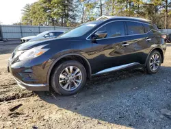 Salvage cars for sale at Austell, GA auction: 2016 Nissan Murano S