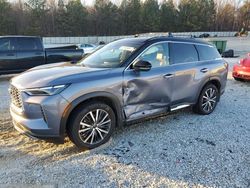 Salvage cars for sale at Gainesville, GA auction: 2023 Infiniti QX60 Autograph