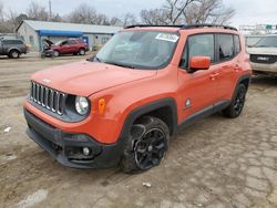 Salvage cars for sale from Copart Wichita, KS: 2016 Jeep Renegade Latitude