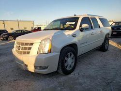 Salvage cars for sale from Copart Haslet, TX: 2014 Cadillac Escalade ESV Premium