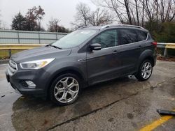 Salvage cars for sale at Bridgeton, MO auction: 2019 Ford Escape Titanium