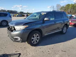 Salvage cars for sale at Dunn, NC auction: 2011 Toyota Highlander Base