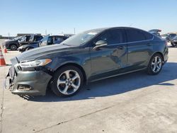 Salvage cars for sale at Grand Prairie, TX auction: 2015 Ford Fusion SE