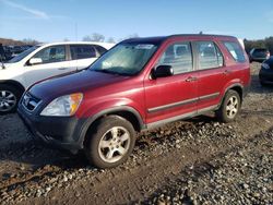 Salvage cars for sale at West Warren, MA auction: 2004 Honda CR-V LX