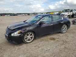 Salvage cars for sale at Houston, TX auction: 2012 Nissan Maxima S