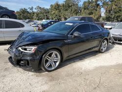 Salvage cars for sale at Ocala, FL auction: 2018 Audi A5 Premium Plus S-Line