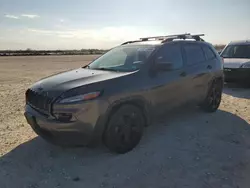 Salvage cars for sale at San Antonio, TX auction: 2017 Jeep Cherokee Sport