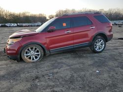 Salvage cars for sale at Conway, AR auction: 2013 Ford Explorer Limited