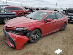 Salvage cars for sale at Elgin, IL auction: 2021 Toyota Camry SE