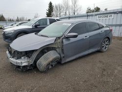 Salvage cars for sale from Copart Ontario Auction, ON: 2019 Honda Civic Touring