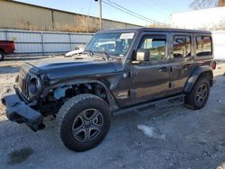 Salvage cars for sale at Lexington, KY auction: 2019 Jeep Wrangler Unlimited Sport