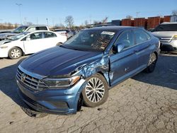 Salvage cars for sale at Bridgeton, MO auction: 2019 Volkswagen Jetta SEL