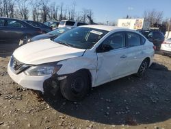 Salvage cars for sale at auction: 2019 Nissan Sentra S