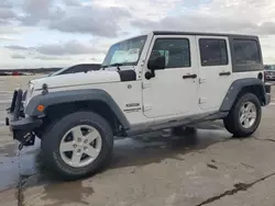 Jeep Wrangler salvage cars for sale: 2016 Jeep Wrangler Unlimited Sport