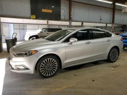 Ford Fusion titanium/platinum Vehiculos salvage en venta: 2018 Ford Fusion TITANIUM/PLATINUM