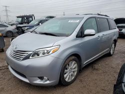 Toyota Vehiculos salvage en venta: 2017 Toyota Sienna XLE