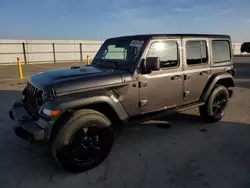 Salvage cars for sale at Fresno, CA auction: 2020 Jeep Wrangler Unlimited Sport