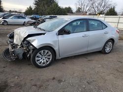 Salvage cars for sale at Finksburg, MD auction: 2015 Toyota Corolla L