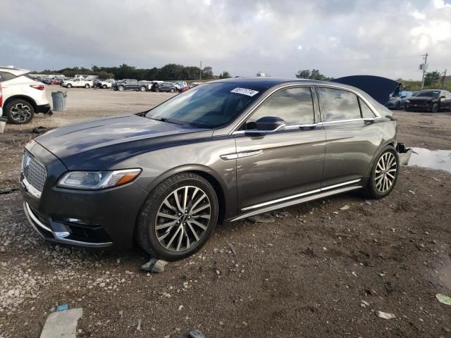 2017 Lincoln Continental Select