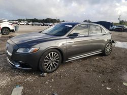 Salvage cars for sale at West Palm Beach, FL auction: 2017 Lincoln Continental Select