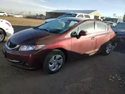 Salvage cars for sale at Brighton, CO auction: 2013 Honda Civic LX