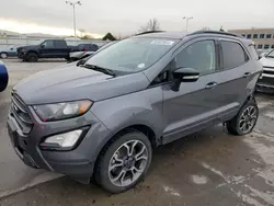 Salvage cars for sale at Littleton, CO auction: 2019 Ford Ecosport SES