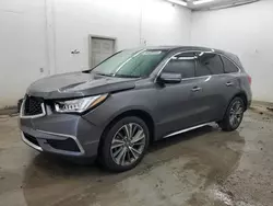 Salvage cars for sale at Madisonville, TN auction: 2017 Acura MDX Technology