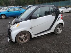 Smart salvage cars for sale: 2013 Smart Fortwo Passion