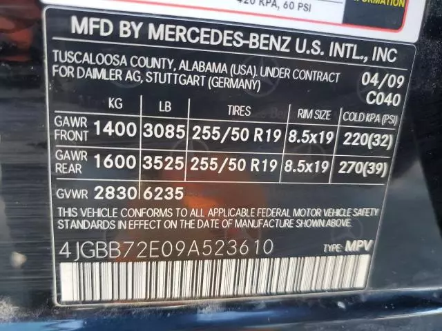 2009 Mercedes-Benz ML 550